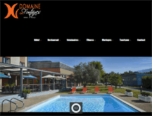 Tablet Screenshot of domaine-des-fontaines.com